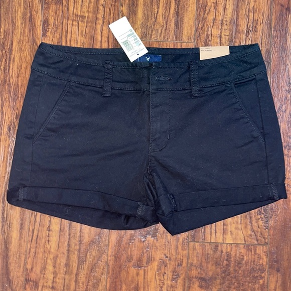 Brand New With Tags American Eagle Black Shorts - Picture 3 of 12